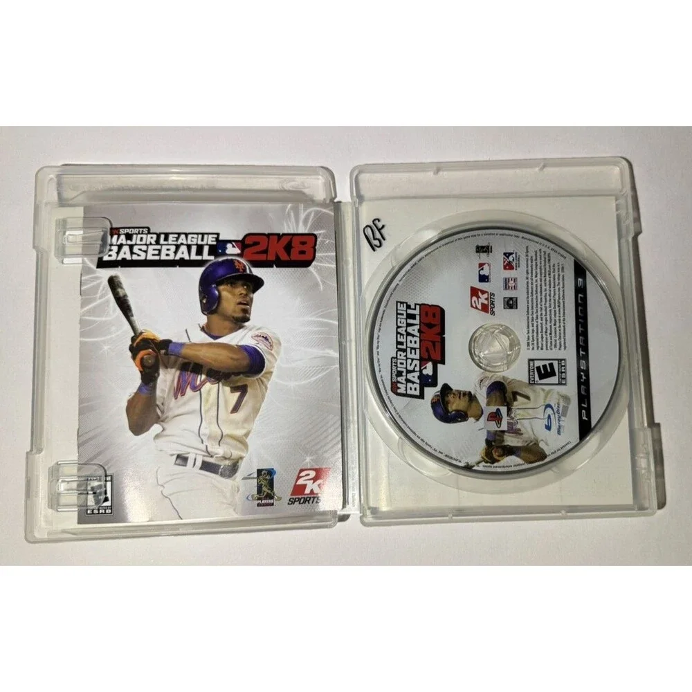 Sony Playstation 3 PS3 Major League Baseball 2K8 2K Sports 2007 with‎ Manual